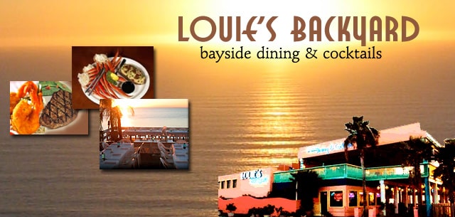 Louie's Backyard bayside dining and cocktails South Padre Island